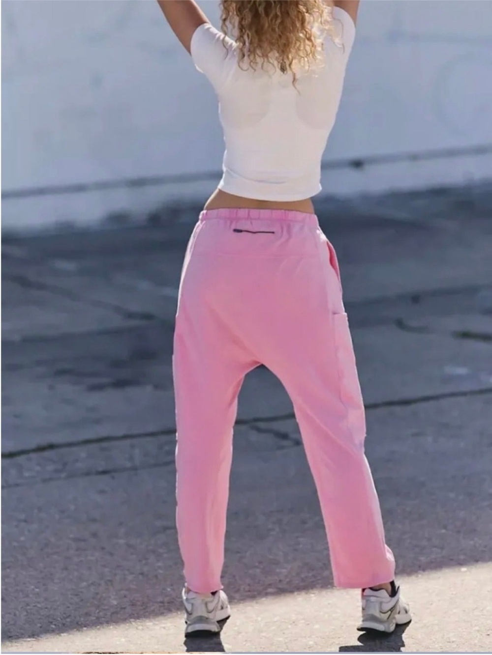 Free People! FP Movement Hot Shot Pants In Pink Icing/Neon Pink NWT!